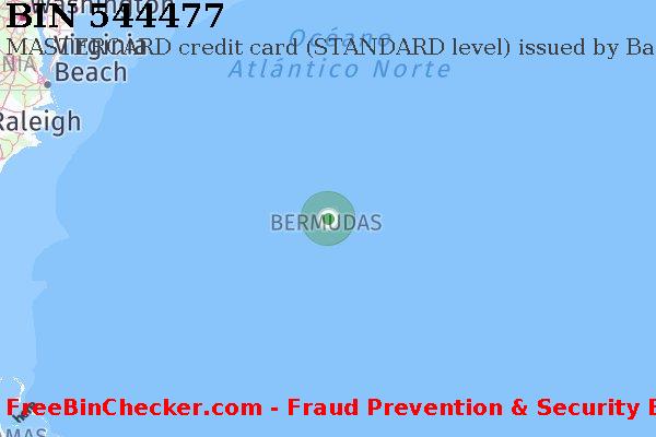 544477 MASTERCARD credit Bermuda BM Lista de BIN