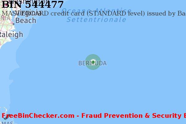 544477 MASTERCARD credit Bermuda BM Lista BIN