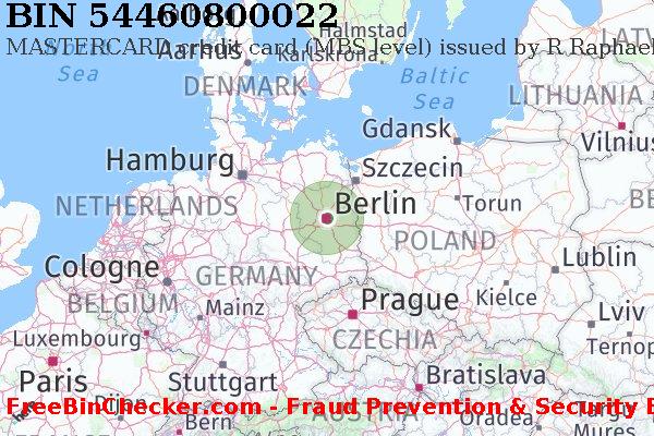 54460800022 MASTERCARD credit Germany DE BIN List
