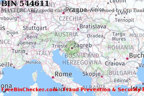 544611 MASTERCARD credit Croatia HR BIN List