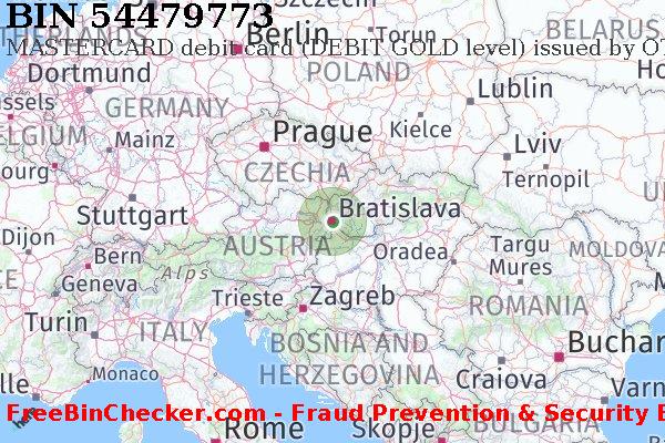 54479773 MASTERCARD debit Slovakia (Slovak Republic) SK BIN List