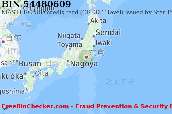 54480609 MASTERCARD credit Japan JP BIN列表