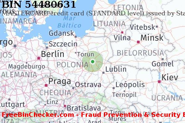 54480631 MASTERCARD credit Poland PL Lista de BIN