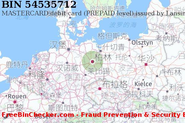 54535712 MASTERCARD debit Germany DE BIN列表