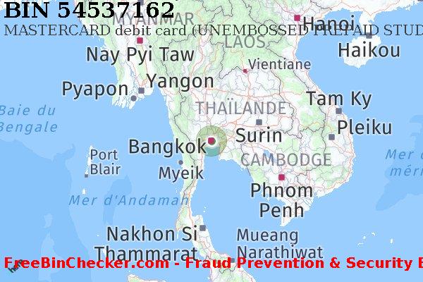 54537162 MASTERCARD debit Thailand TH BIN Liste 