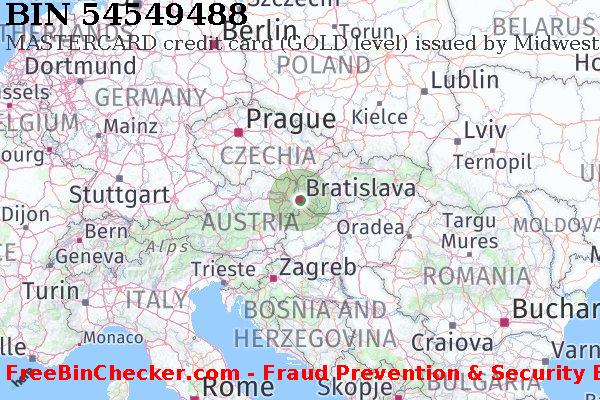 54549488 MASTERCARD credit Slovakia (Slovak Republic) SK BIN List
