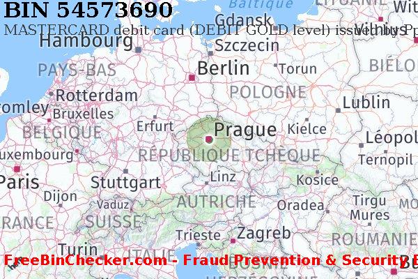 54573690 MASTERCARD debit Czech Republic CZ BIN Liste 
