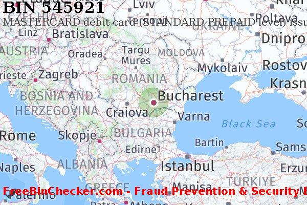 545921 MASTERCARD debit Romania RO BIN List
