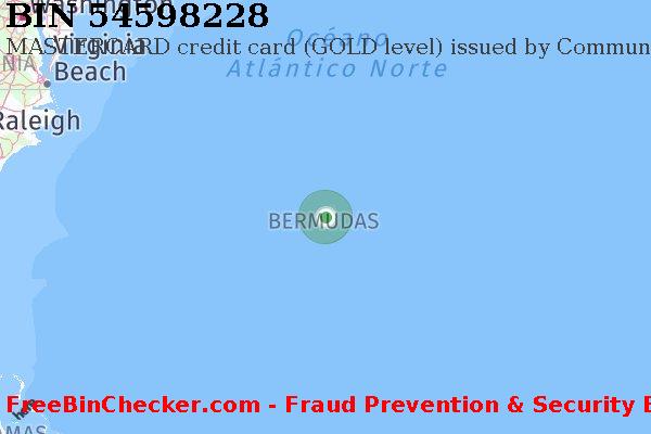 54598228 MASTERCARD credit Bermuda BM Lista de BIN