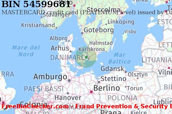 54599681 MASTERCARD credit Denmark DK Lista BIN