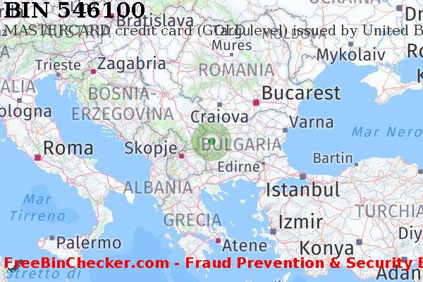 546100 MASTERCARD credit Bulgaria BG Lista BIN