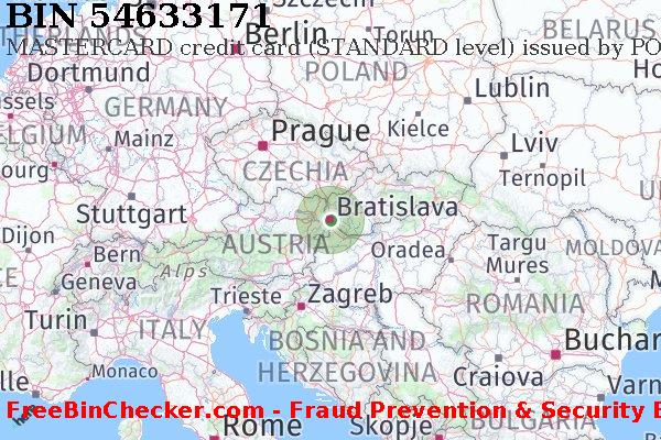 54633171 MASTERCARD credit Slovakia (Slovak Republic) SK BIN List