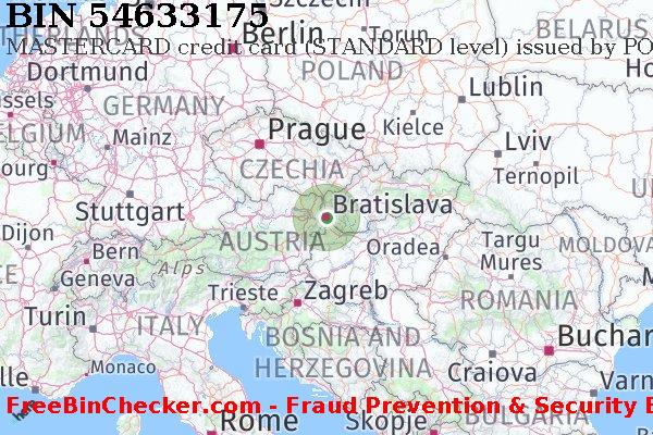 54633175 MASTERCARD credit Slovakia (Slovak Republic) SK BIN List