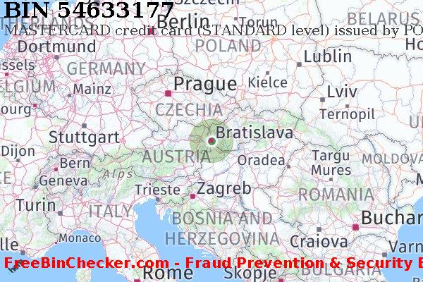 54633177 MASTERCARD credit Slovakia (Slovak Republic) SK BIN List