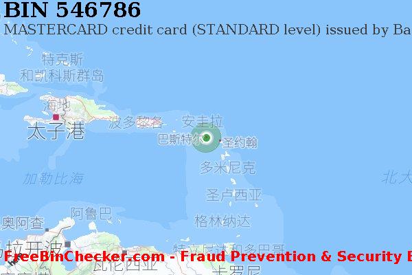 546786 MASTERCARD credit Saint Kitts and Nevis KN BIN列表