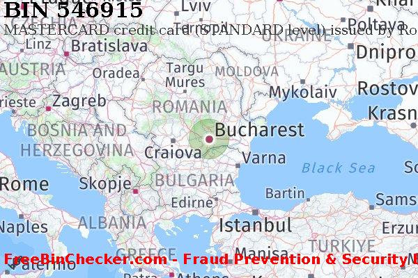 546915 MASTERCARD credit Romania RO BIN List