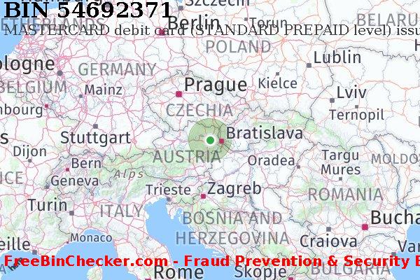 54692371 MASTERCARD debit Austria AT BIN List