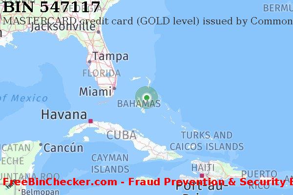 547117 MASTERCARD credit Bahamas BS BIN List