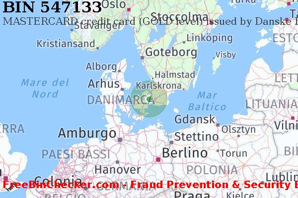 547133 MASTERCARD credit Denmark DK Lista BIN