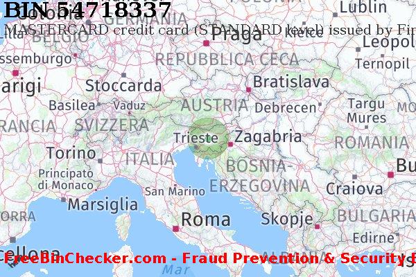 54718337 MASTERCARD credit Slovenia SI Lista BIN
