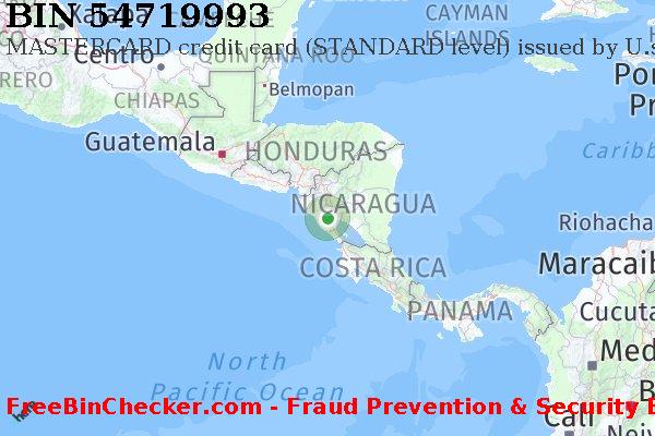 54719993 MASTERCARD credit Nicaragua NI बिन सूची