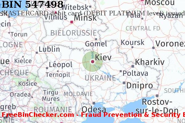 547498 MASTERCARD debit Ukraine UA BIN Liste 