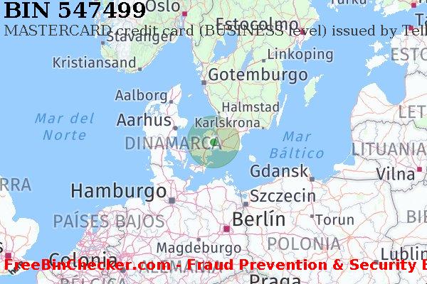 547499 MASTERCARD credit Denmark DK Lista de BIN