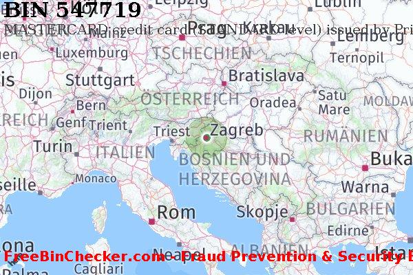 547719 MASTERCARD credit Croatia HR BIN-Liste