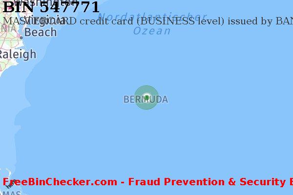 547771 MASTERCARD credit Bermuda BM BIN-Liste