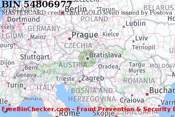 54806977 MASTERCARD credit Slovakia (Slovak Republic) SK BIN List