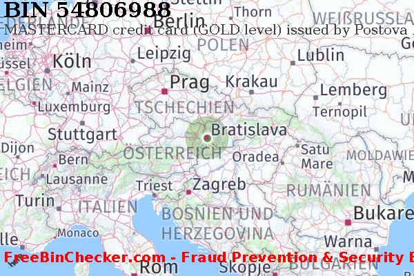 54806988 MASTERCARD credit Slovakia (Slovak Republic) SK BIN-Liste