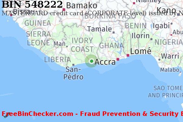 548222 MASTERCARD credit Côte d'Ivoire CI BIN List