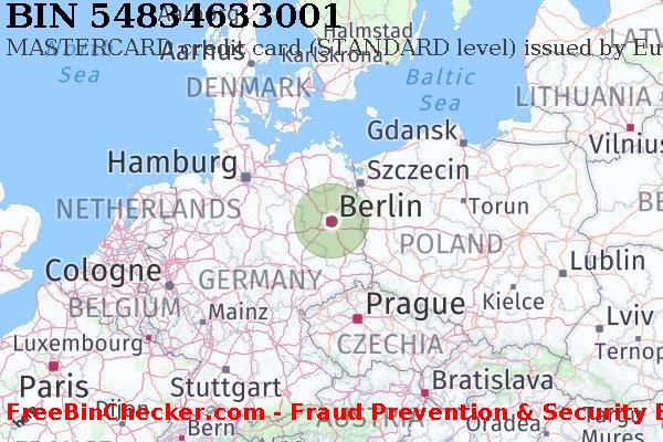 54834633001 MASTERCARD credit Germany DE BIN List