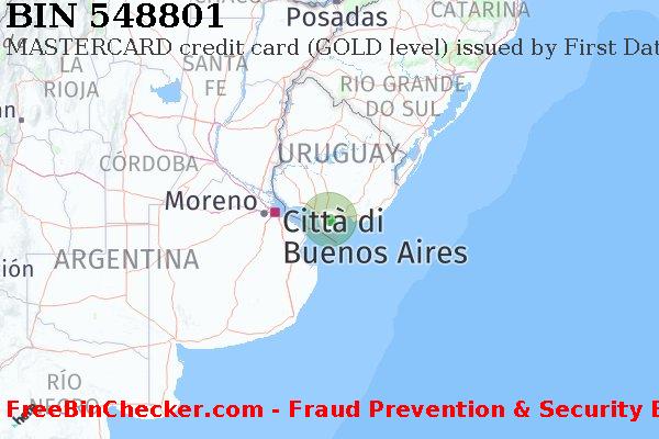 548801 MASTERCARD credit Uruguay UY Lista BIN
