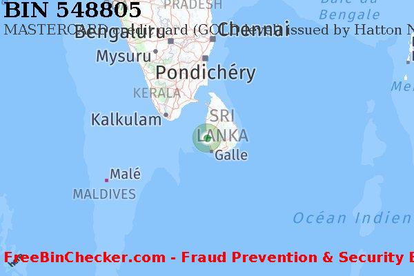 548805 MASTERCARD credit Sri Lanka LK BIN Liste 