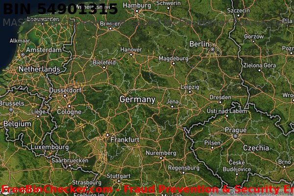 54901315 MASTERCARD credit Germany DE BIN List