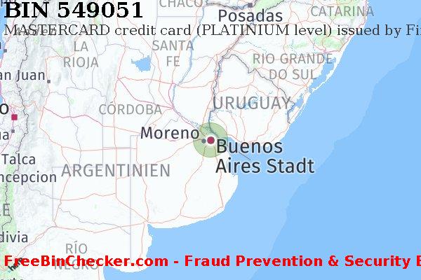 549051 MASTERCARD credit Argentina AR BIN-Liste