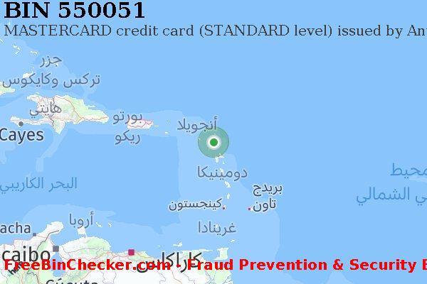 550051 MASTERCARD credit Antigua and Barbuda AG قائمة BIN