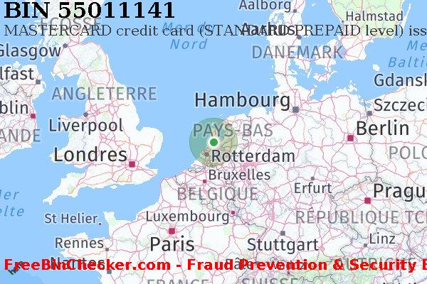 55011141 MASTERCARD credit The Netherlands NL BIN Liste 