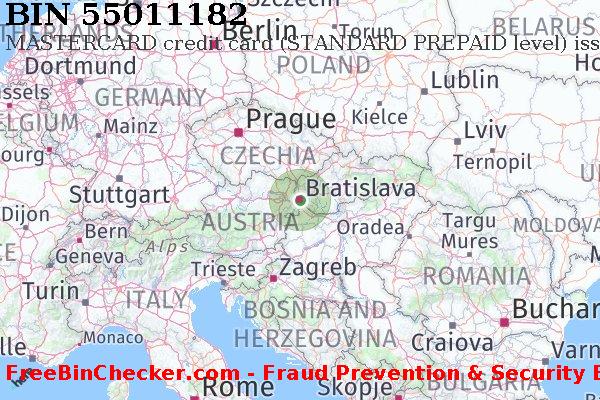 55011182 MASTERCARD credit Slovakia (Slovak Republic) SK BIN List