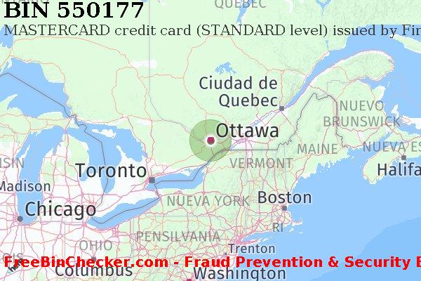 550177 MASTERCARD credit Canada CA Lista de BIN