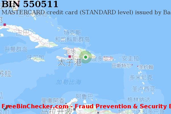 550511 MASTERCARD credit Dominican Republic DO BIN列表