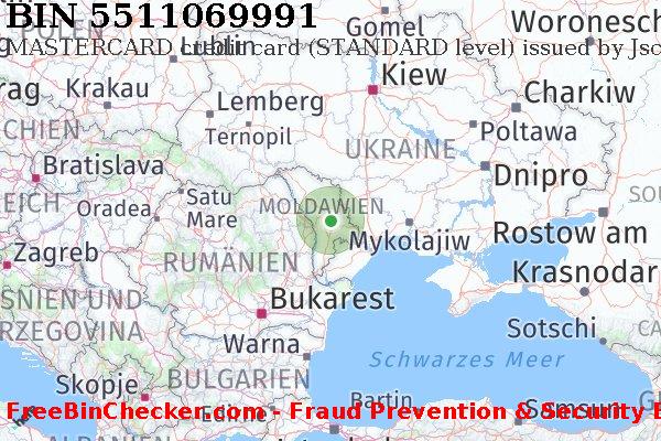 5511069991 MASTERCARD credit Moldova MD BIN-Liste