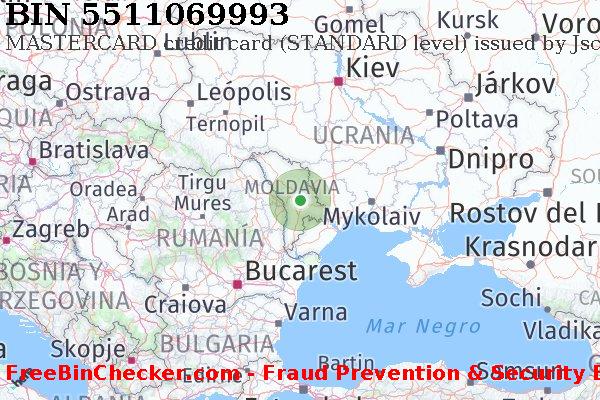 5511069993 MASTERCARD credit Moldova MD Lista de BIN