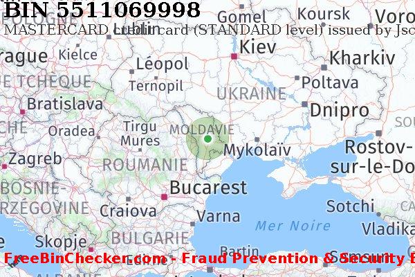 5511069998 MASTERCARD credit Moldova MD BIN Liste 