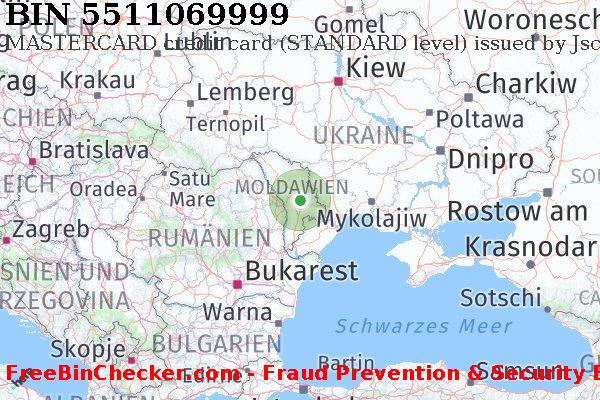 5511069999 MASTERCARD credit Moldova MD BIN-Liste