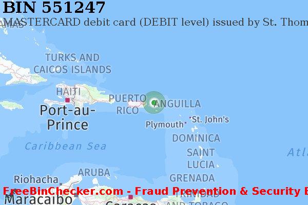 551247 MASTERCARD debit Virgin Islands (U.S.) VI BINリスト