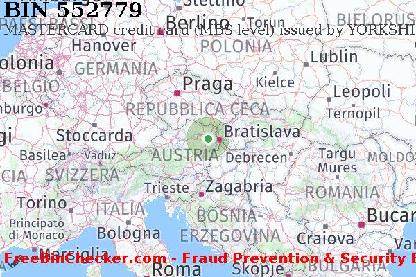 552779 MASTERCARD credit Austria AT Lista BIN