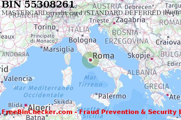 55308261 MASTERCARD credit Italy IT Lista BIN