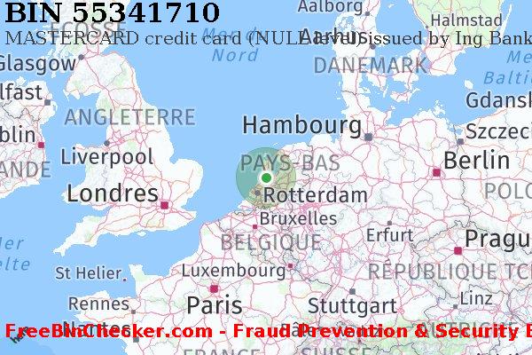 55341710 MASTERCARD credit The Netherlands NL BIN Liste 